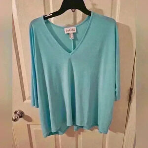 Joseph Ribkoff Light Blue Blouse Size 14